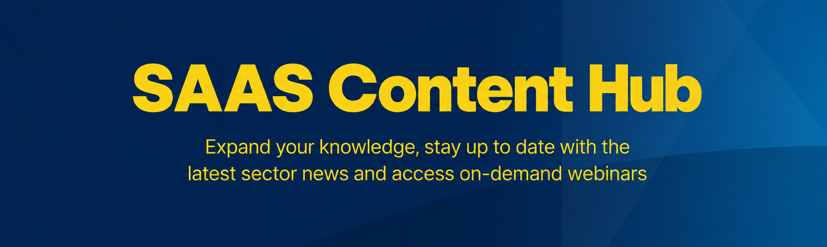 SAAS Content Hub